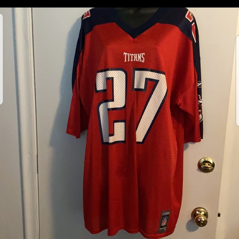 Eddie George Tennessee Titans Alternate Jersey